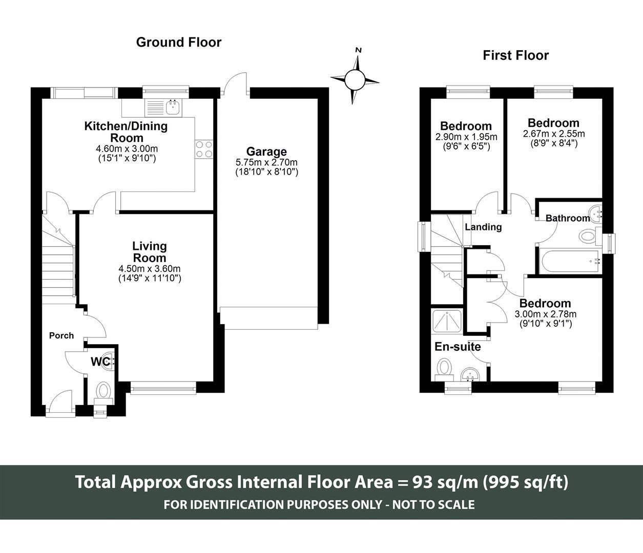 Floorplan of 3 bedroom Detached House to rent, Creed Road, Oundle, Peterborough, PE8