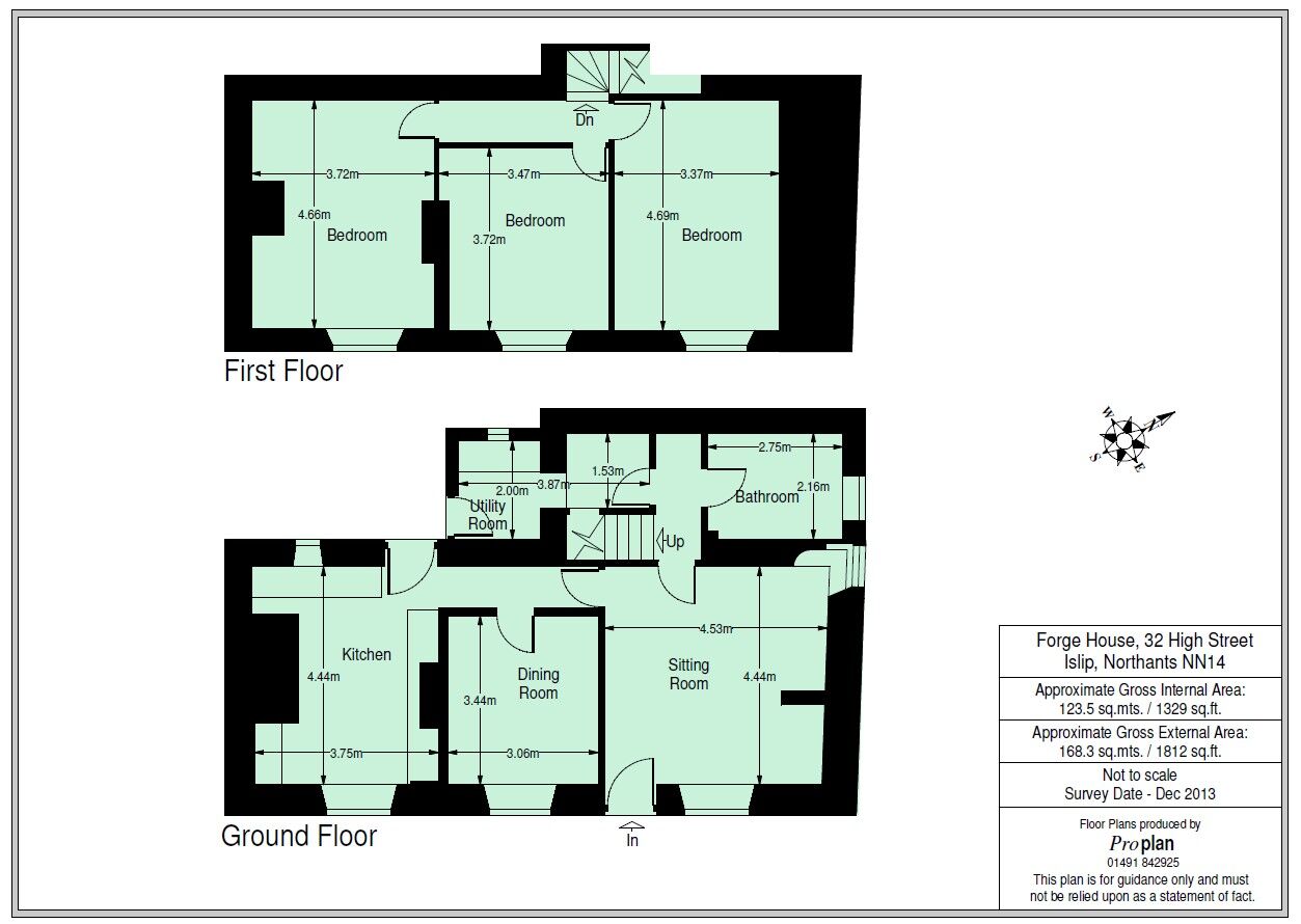 Floorplan of 3 bedroom Detached House to rent, 32 High Street, Northamptonshire, NN14