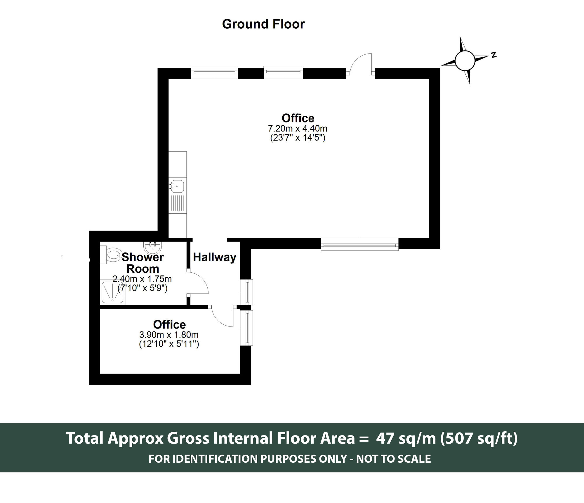 Floorplan of  Property to rent, High Street, Islip, Northamptonshire, NN14