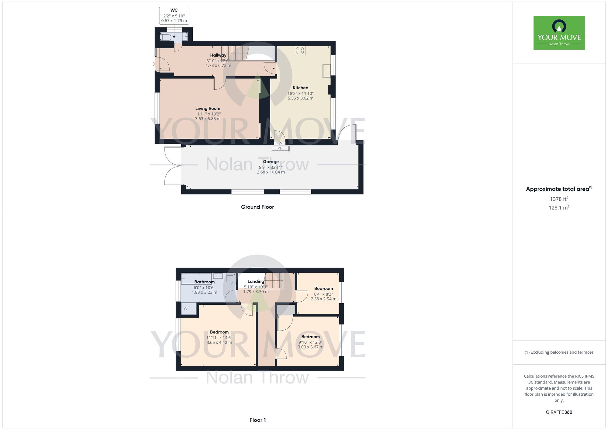 Floorplan of 3 bedroom Detached House for sale, Main Street, Padbury, Buckinghamshire, MK18