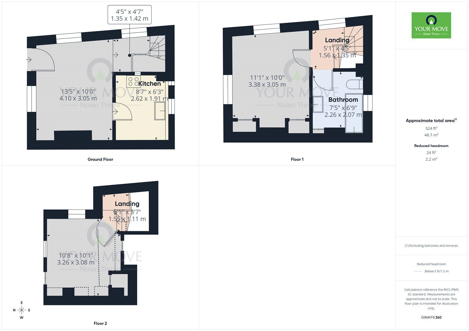 Floorplan of 2 bedroom End Terrace House to rent, Havelock Cottages, East Road, Peterborough, PE8