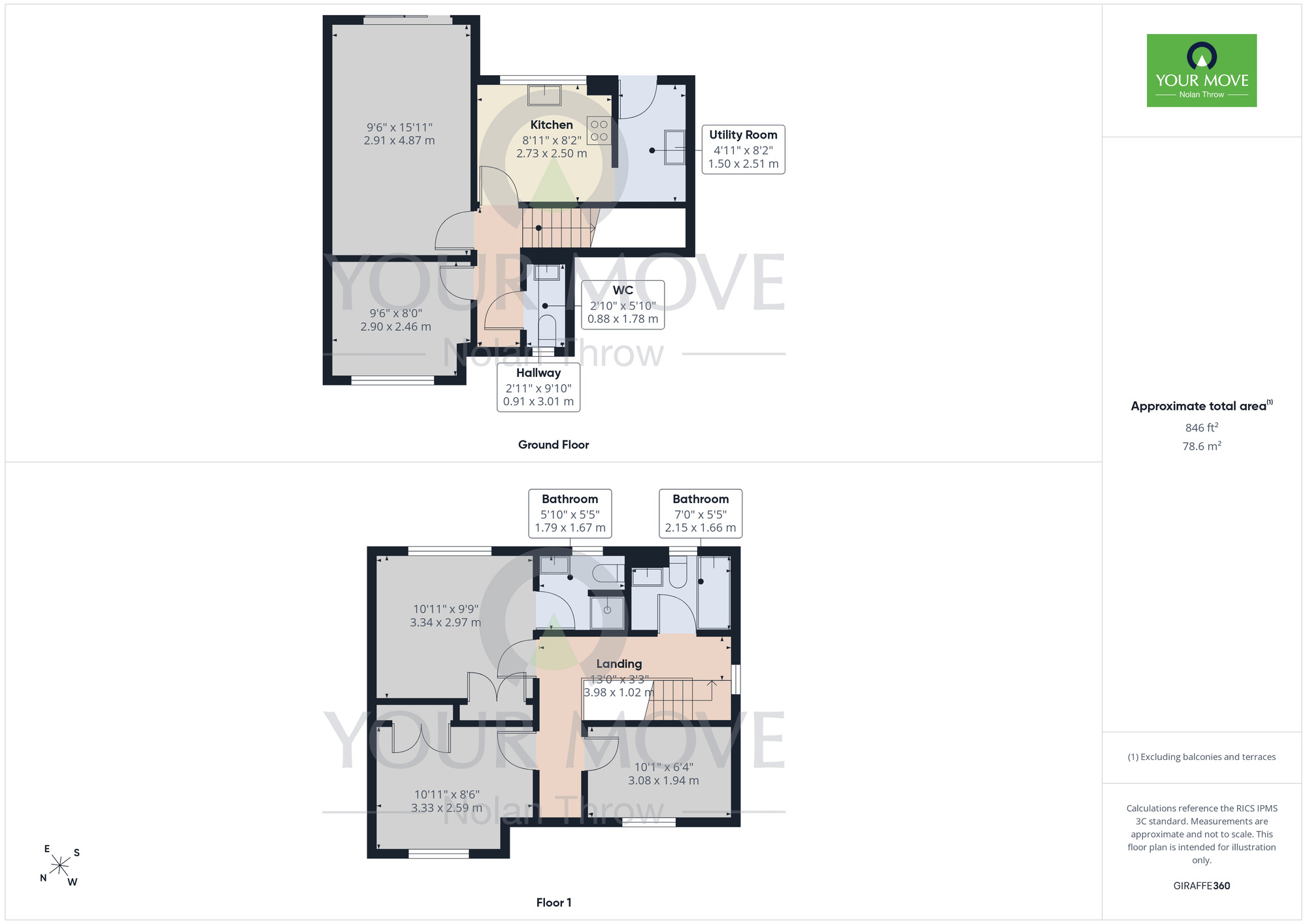 Floorplan of 3 bedroom Detached House to rent, St. Christophers Drive, Oundle, Northamptonshire, PE8