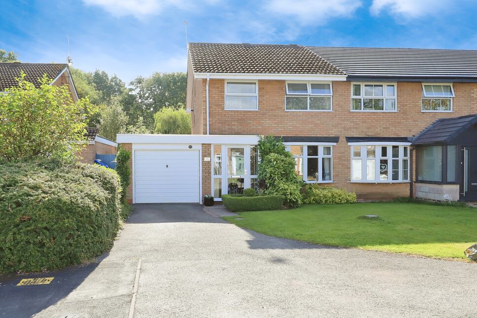 Main image of 3 bedroom Semi Detached House for sale, Ayrton Close, Perton Wolverhampton, Staffordshire, WV6