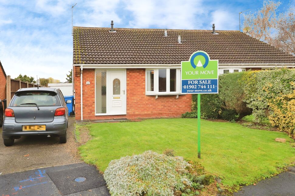 Main image of 2 bedroom Semi Detached Bungalow for sale, Kelso Gardens, Perton Wolverhampton, Staffordshire, WV6