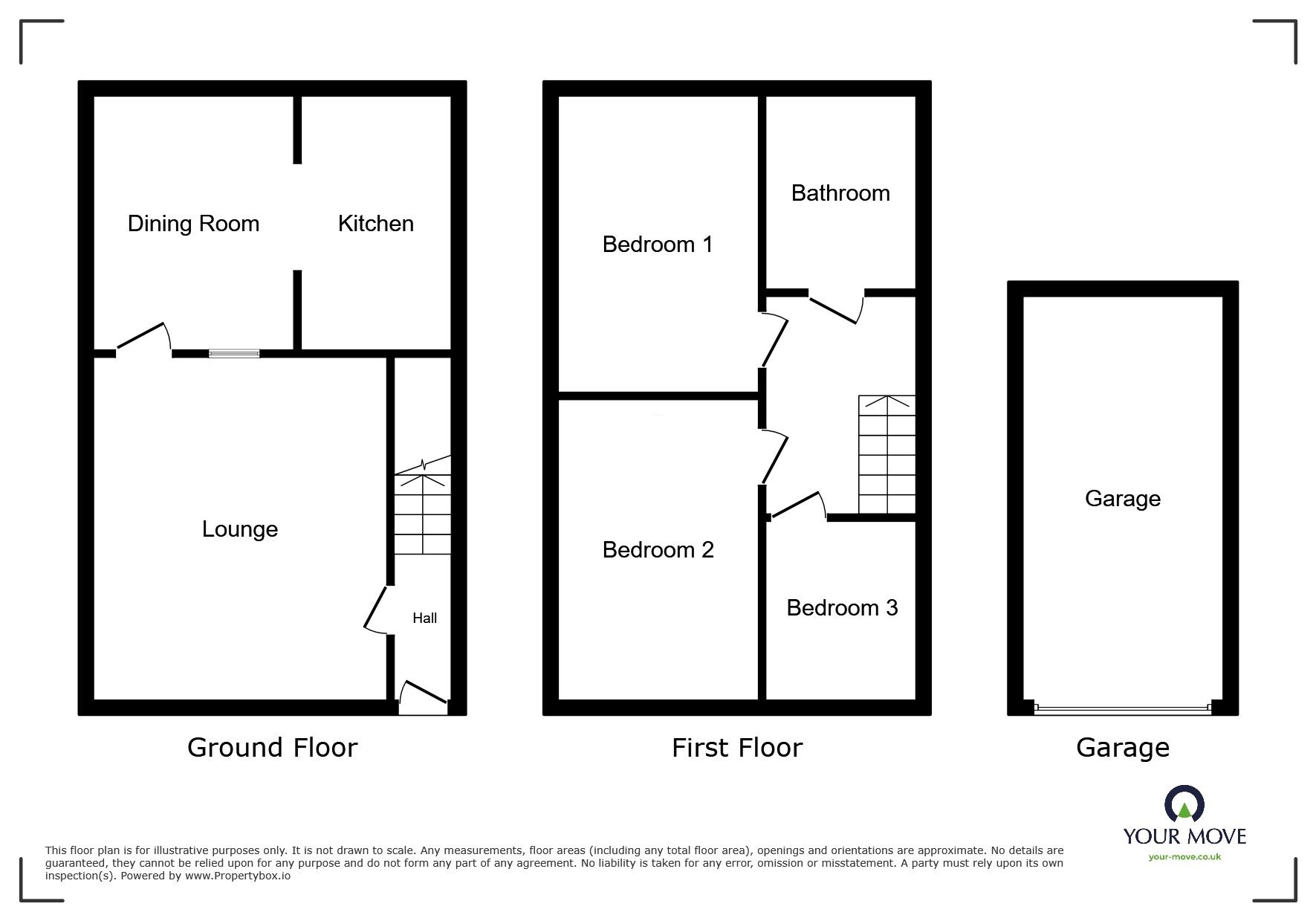 Floorplan of 3 bedroom Detached House to rent, Edward Road, Perton Wolverhampton, Staffordshire, WV6