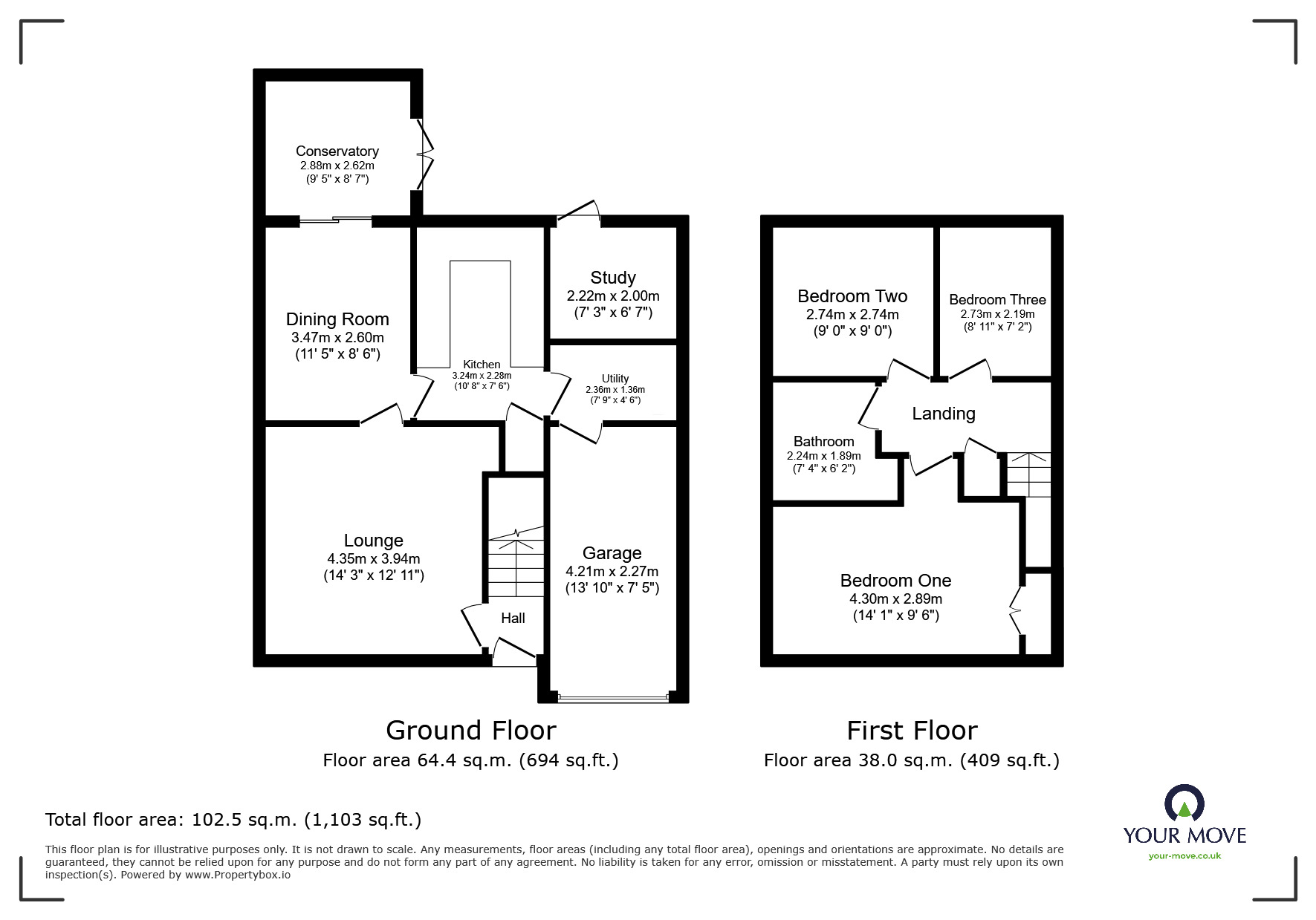 Floorplan of 3 bedroom Detached House for sale, Stokesay Avenue, Perton, Wolverhampton, WV6