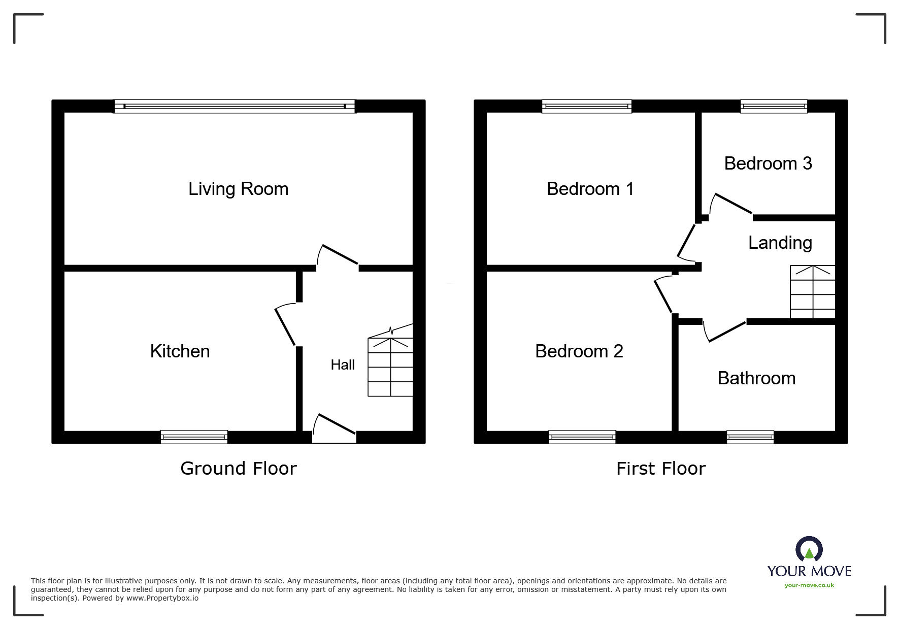 Floorplan of 3 bedroom  Flat to rent, Lane Green Shopping Parade, Duck Lane, Wolverhampton, WV8