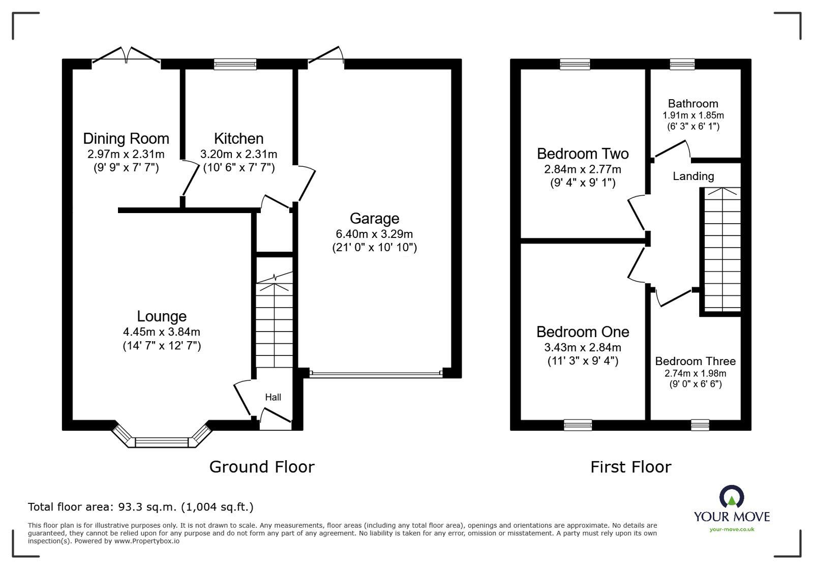 Floorplan of 3 bedroom Detached House for sale, Collett Road, Perton, Staffordshire, WV6