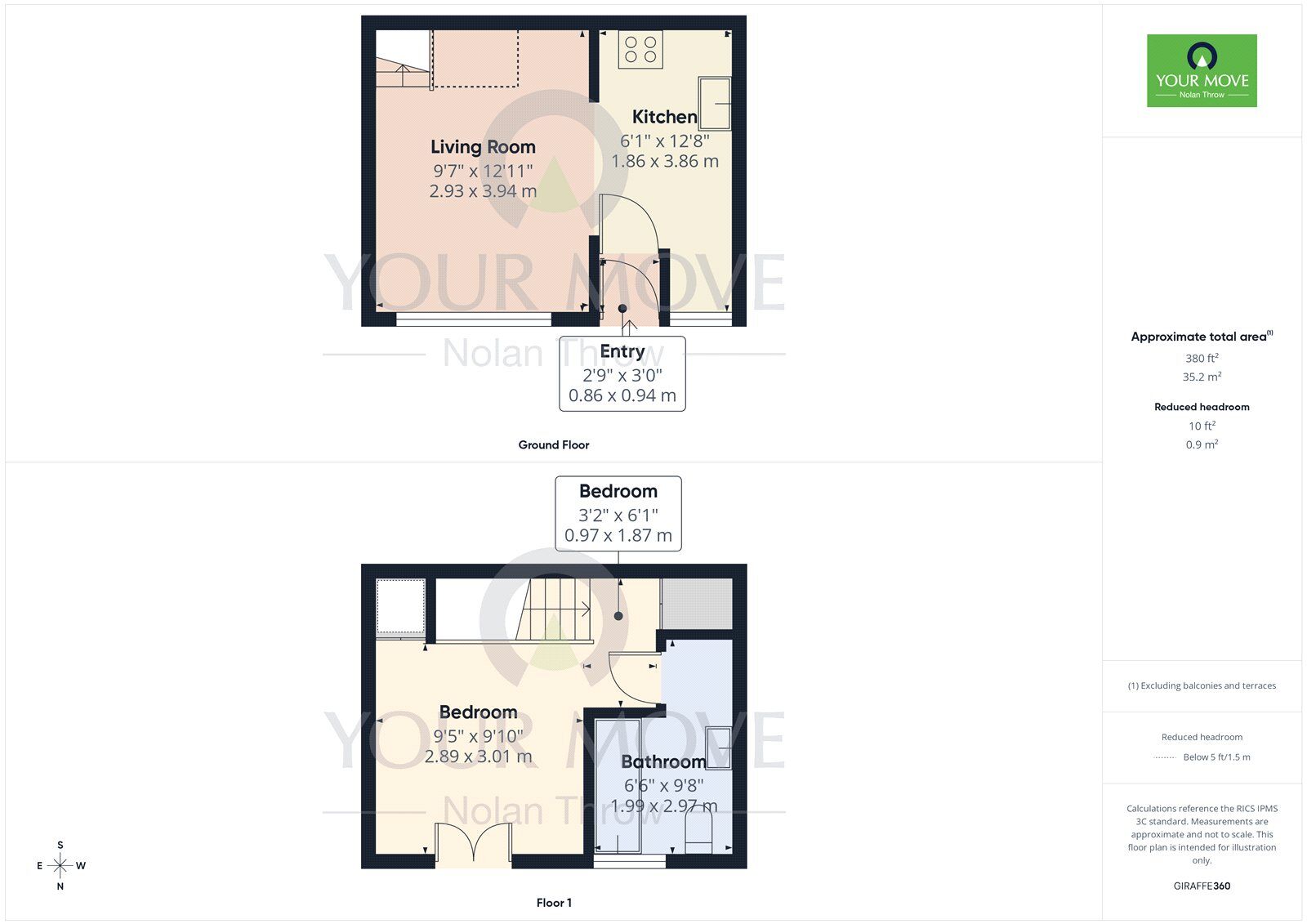 Floorplan of 1 bedroom House to rent, Ecton Street, Northampton, NN1