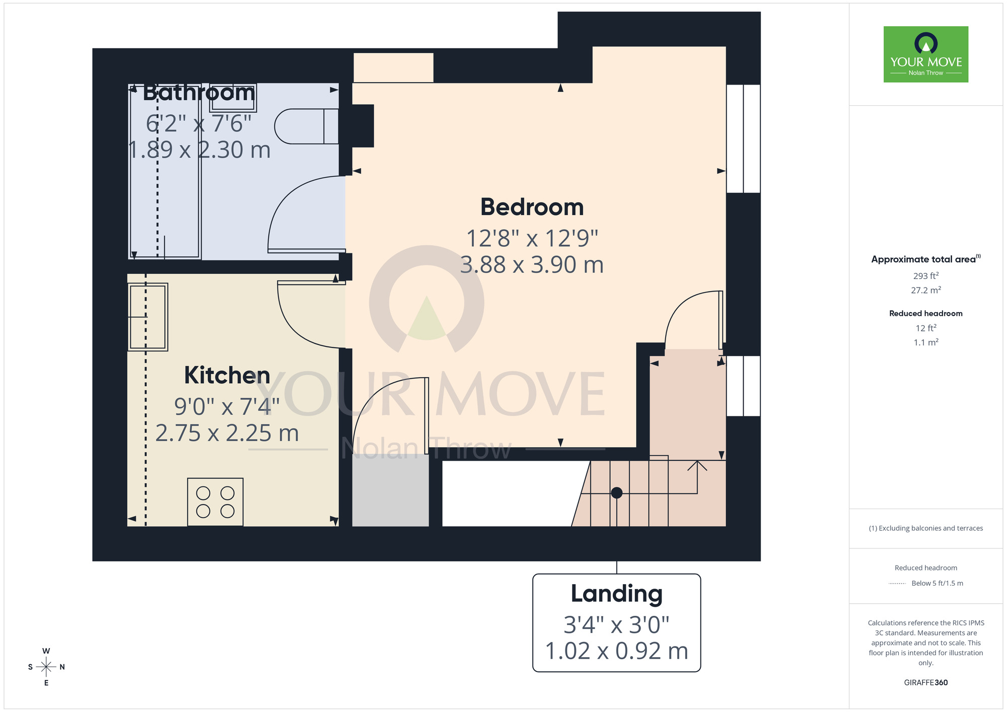 Floorplan of Flat to rent, Birchfield Road, Northampton, NN1