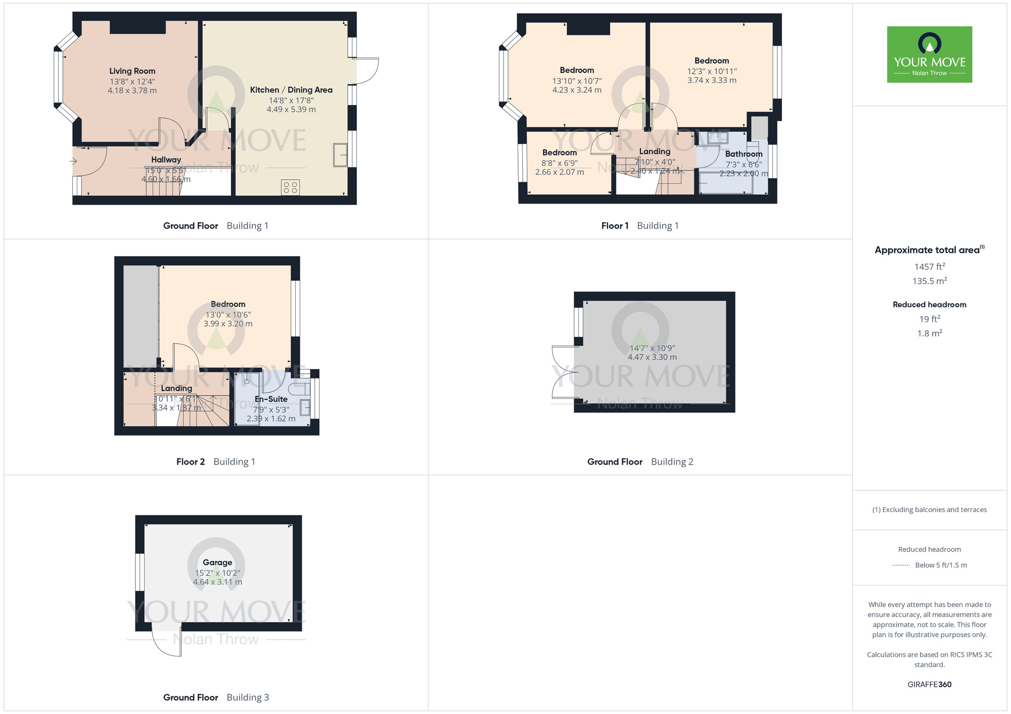 Floorplan of 4 bedroom Mid Terrace House for sale, The Vale, Phippsville, Northampton, NN1