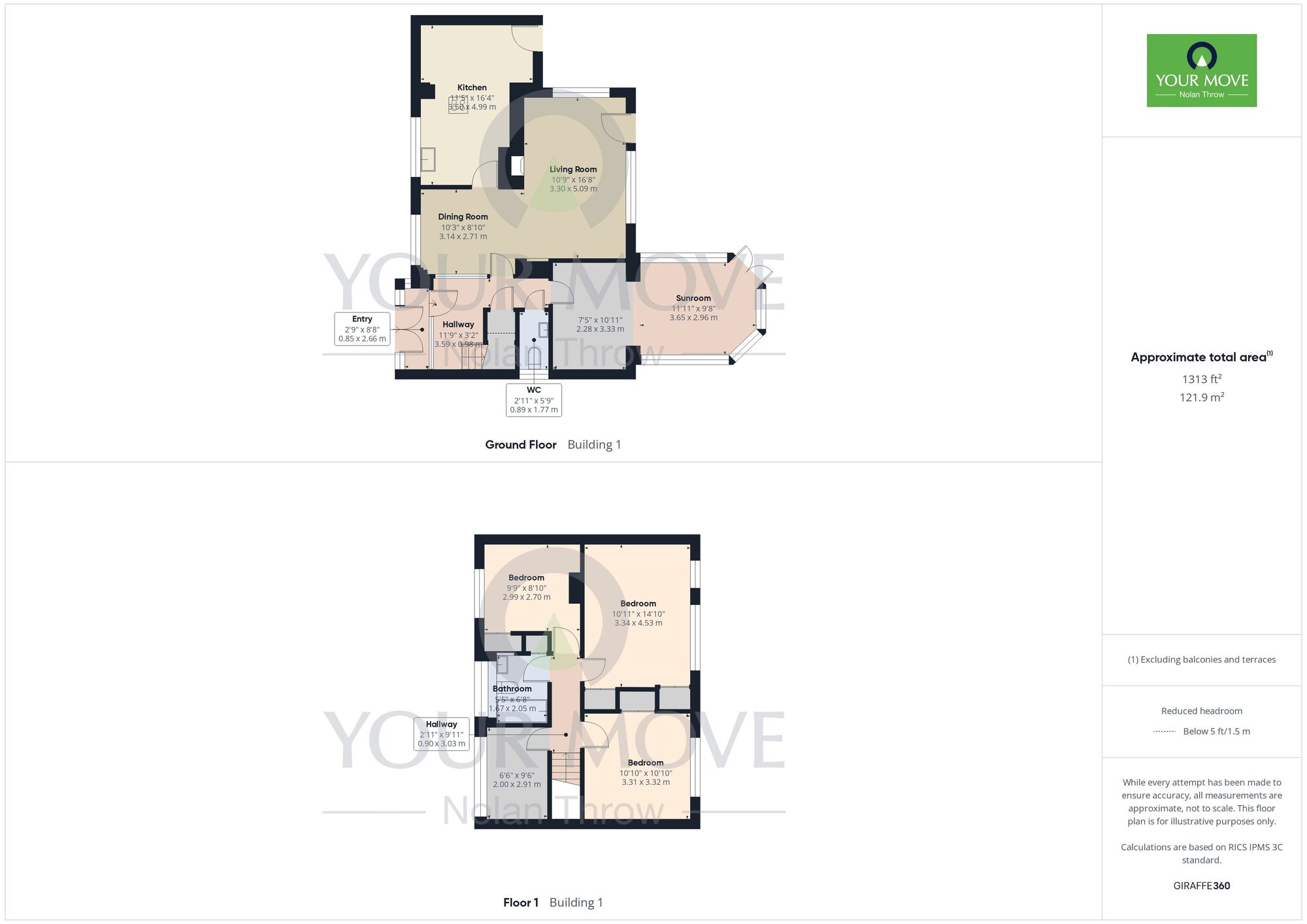 Floorplan of 4 bedroom Detached House for sale, Booth Lane South, Boothville, Northampton, NN3