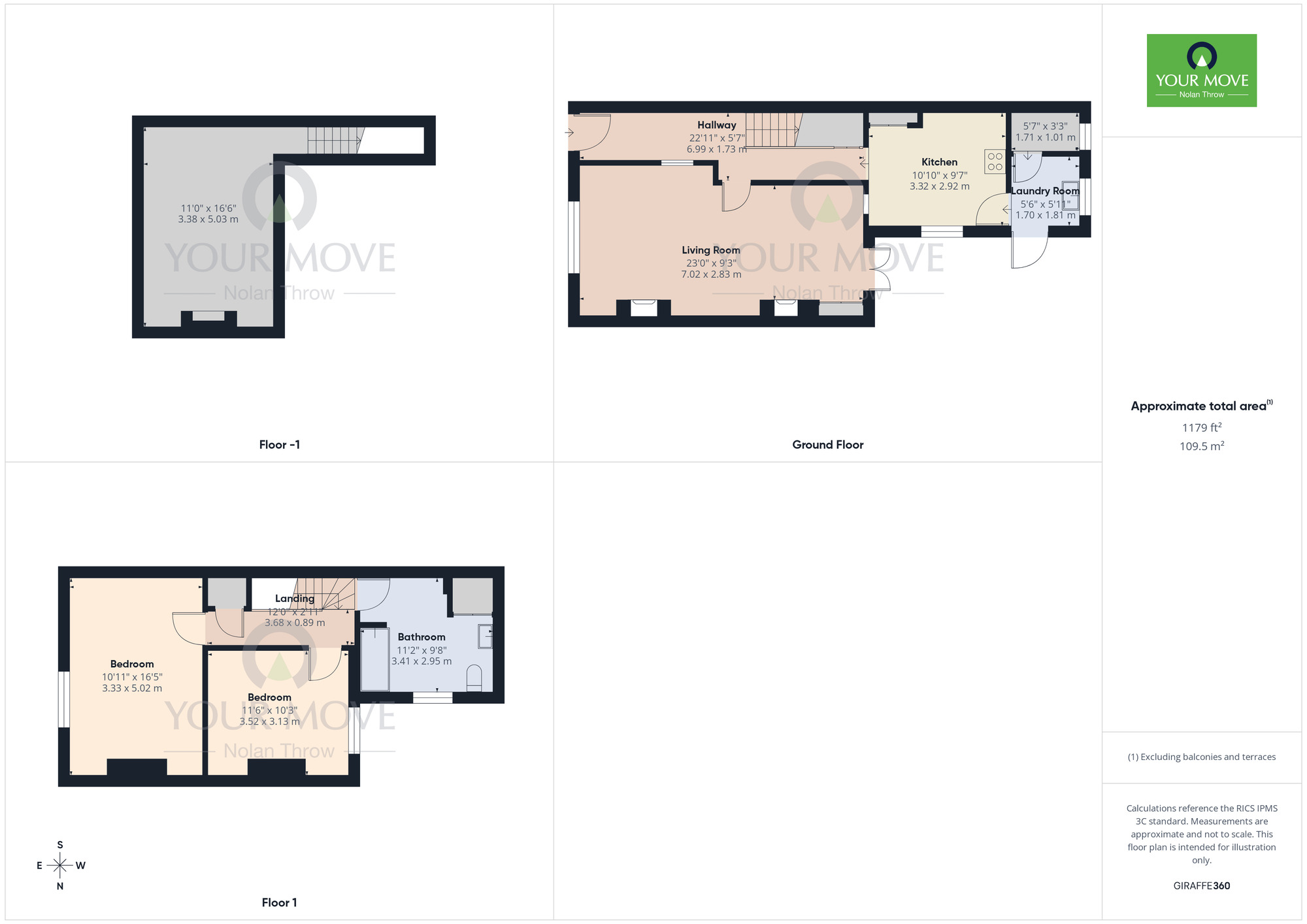 Floorplan of 2 bedroom Mid Terrace House for sale, Ethel Street, Abington, Northampton, Northamptonshire, NN1