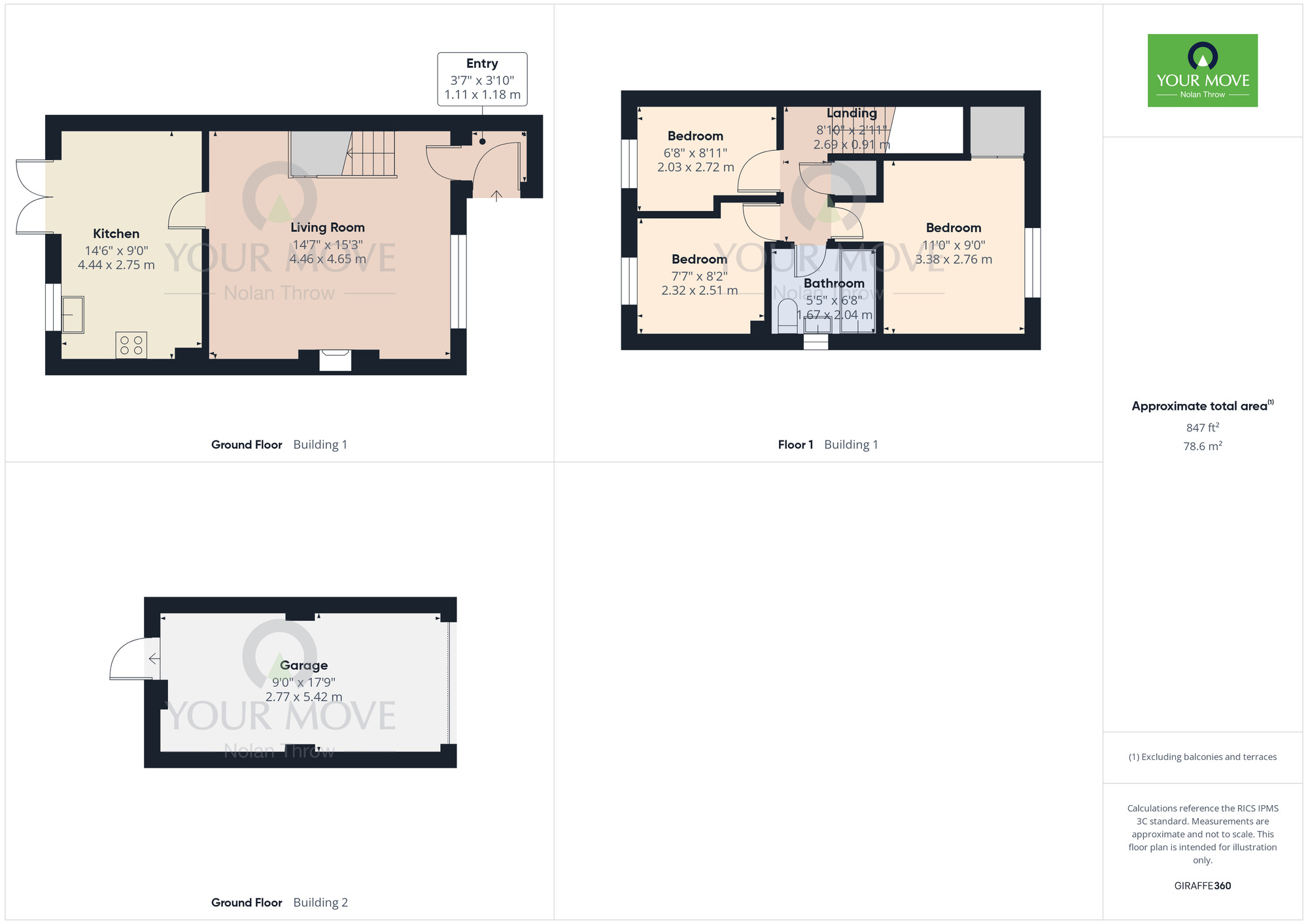 Floorplan of 3 bedroom Detached House for sale, Belstead Road, Abington Vale, Northampton, NN3
