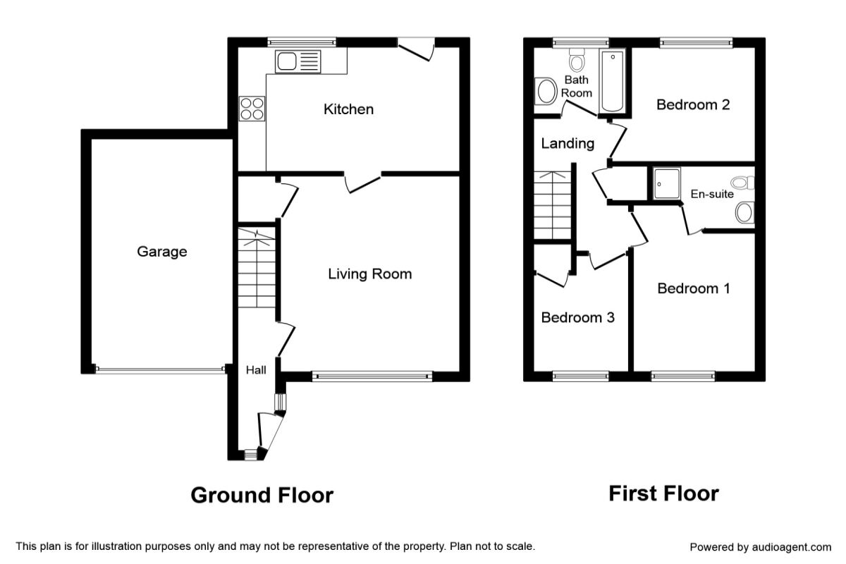 Floorplan of 3 bedroom Mid Terrace House to rent, The Ramparts, Andover, Hampshire, SP10