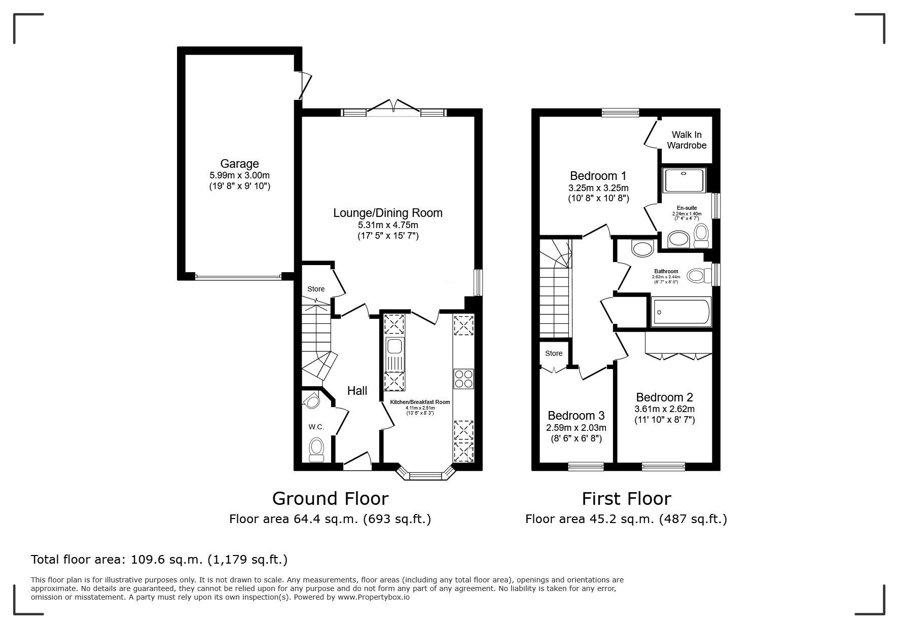 Floorplan of 3 bedroom Detached House for sale, Silk Throwsters Way, Whitchurch, Hampshire, RG28