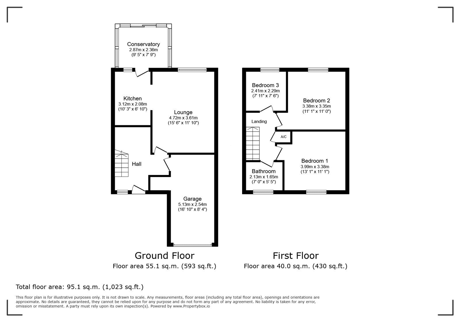 Floorplan of 3 bedroom Mid Terrace House for sale, Gilberts Green, Shipton Bellinger, Hampshire, SP9