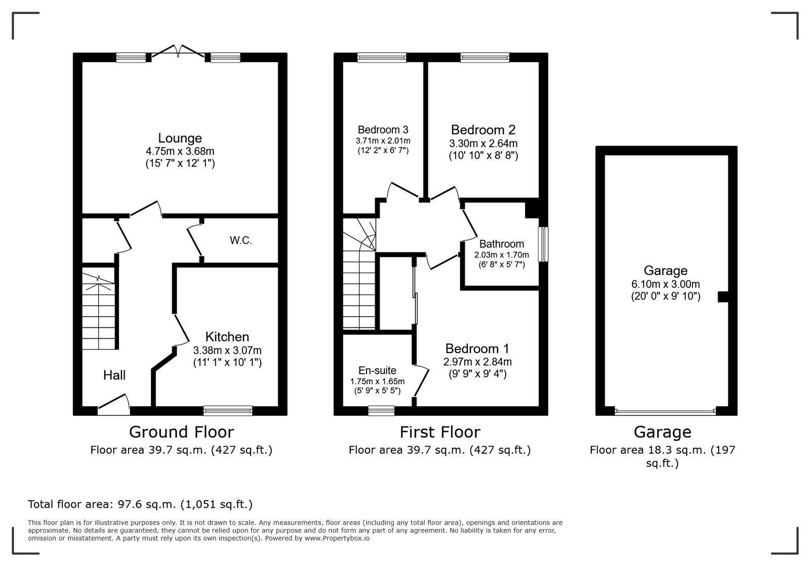 Floorplan of 3 bedroom Semi Detached House for sale, Eton Dorney Walk, Woolwich Way, Hampshire, SP11