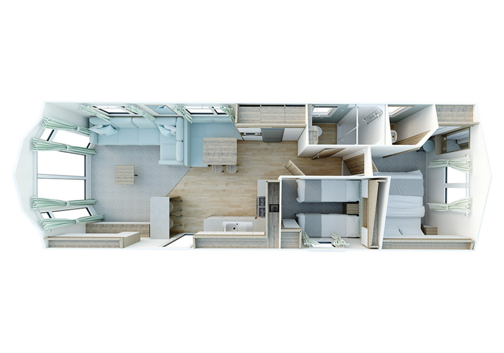 Floorplan of 2 bedroom Detached Property for sale, Mill Lane, Hawksworth, West Yorkshire, LS20