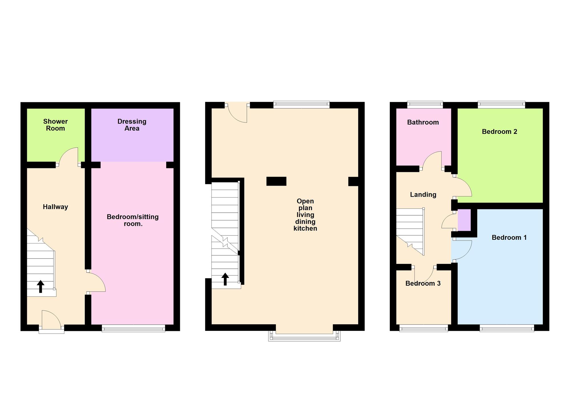 Floorplan of 4 bedroom Mid Terrace House for sale, Southcliffe Drive, Baildon, West Yorkshire, BD17