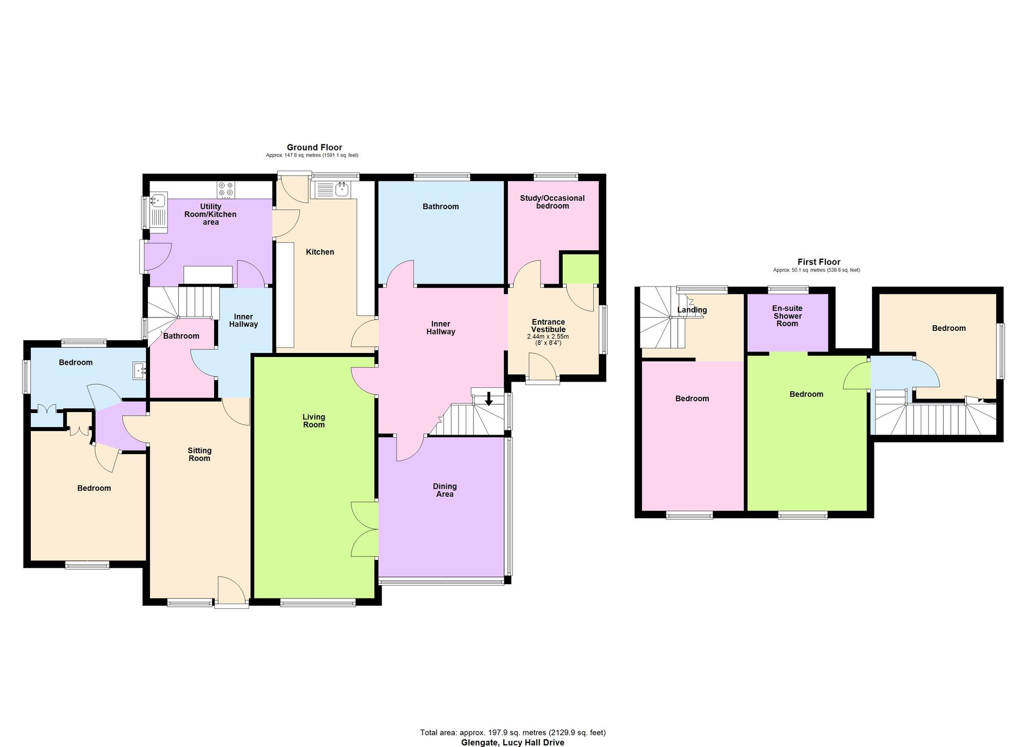 Floorplan of 5 bedroom Detached House for sale, Lucy Hall Drive, Baildon, West Yorkshire, BD17