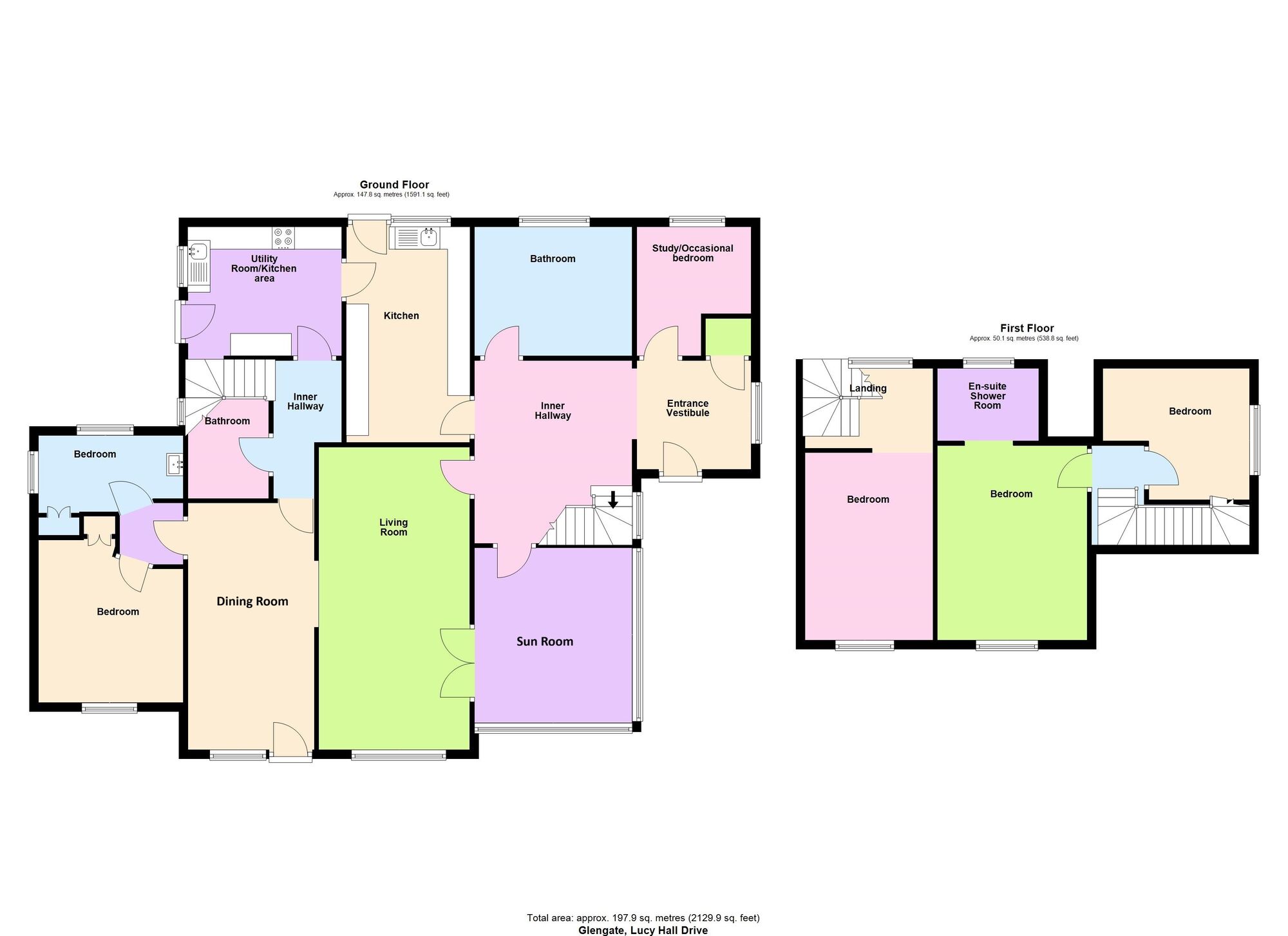 Floorplan of 6 bedroom Detached House for sale, Lucy Hall Drive, Baildon, West Yorkshire, BD17