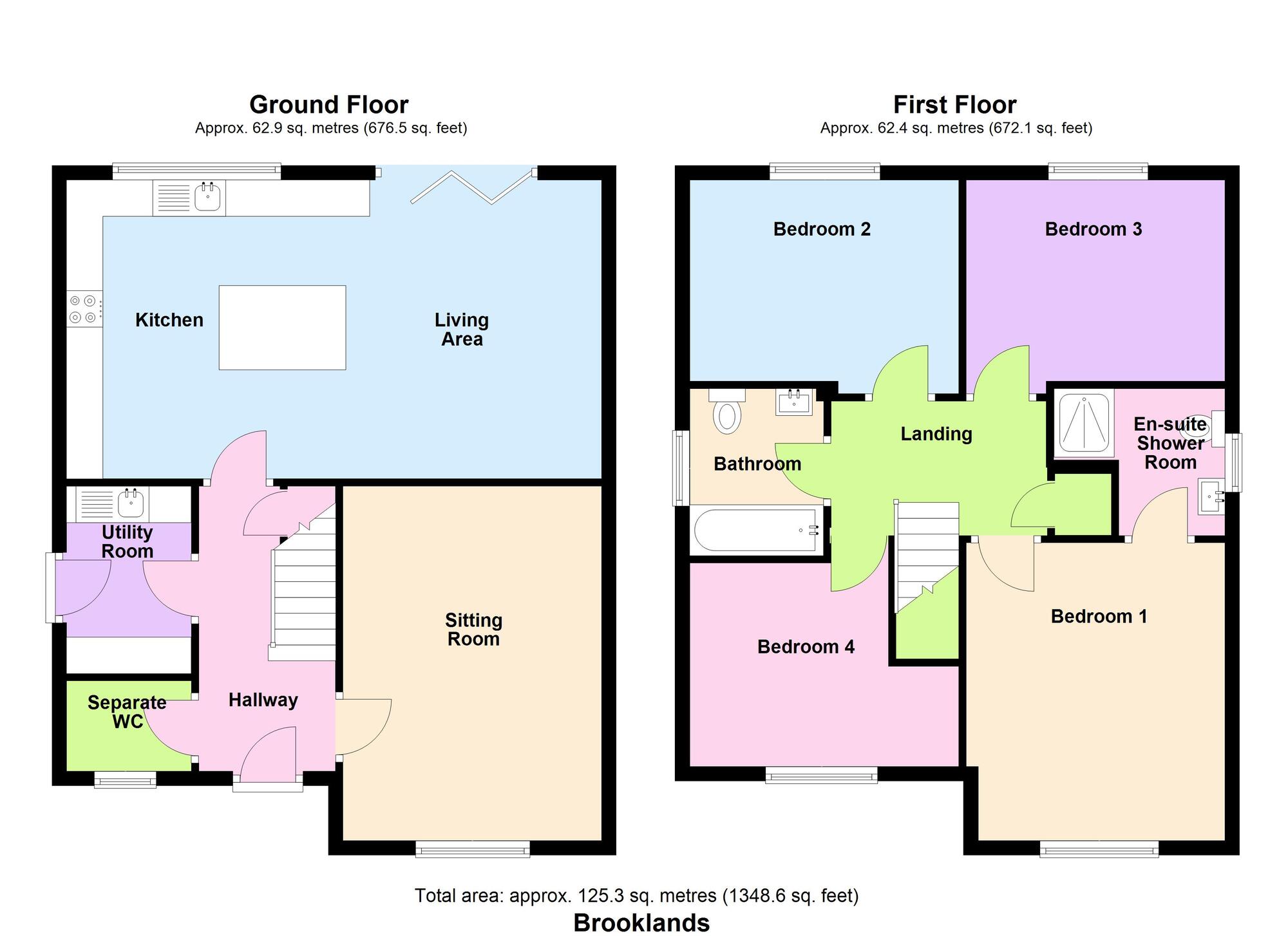 Floorplan of 4 bedroom Detached House for sale, Bradford Road, Cottingley Bridge, West Yorkshire, BD16