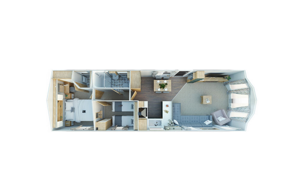 Floorplan of 2 bedroom Detached Property for sale, Glen Road, Baildon, West Yorkshire, BD17