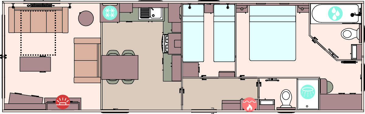 Floorplan of 2 bedroom Detached Property for sale, Glen Road, Baildon, West Yorkshire, BD17