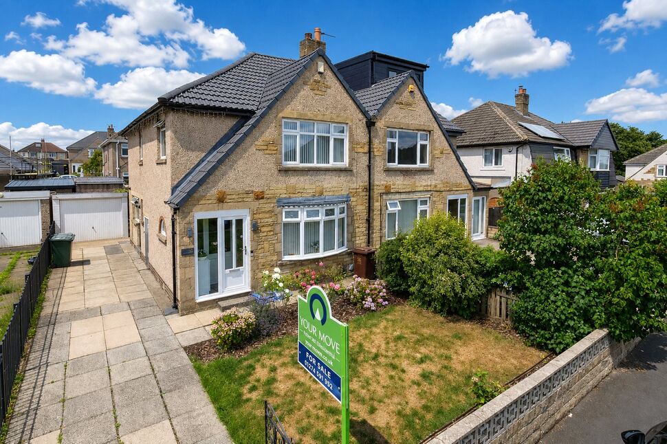 Main image of 3 bedroom Semi Detached House for sale, Oakdale Drive, Shipley, West Yorkshire, BD18