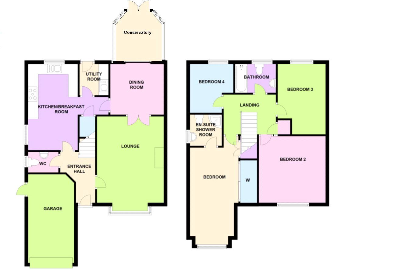 Floorplan of 4 bedroom Detached House for sale, Moorland Avenue, Baildon, West Yorkshire, BD17