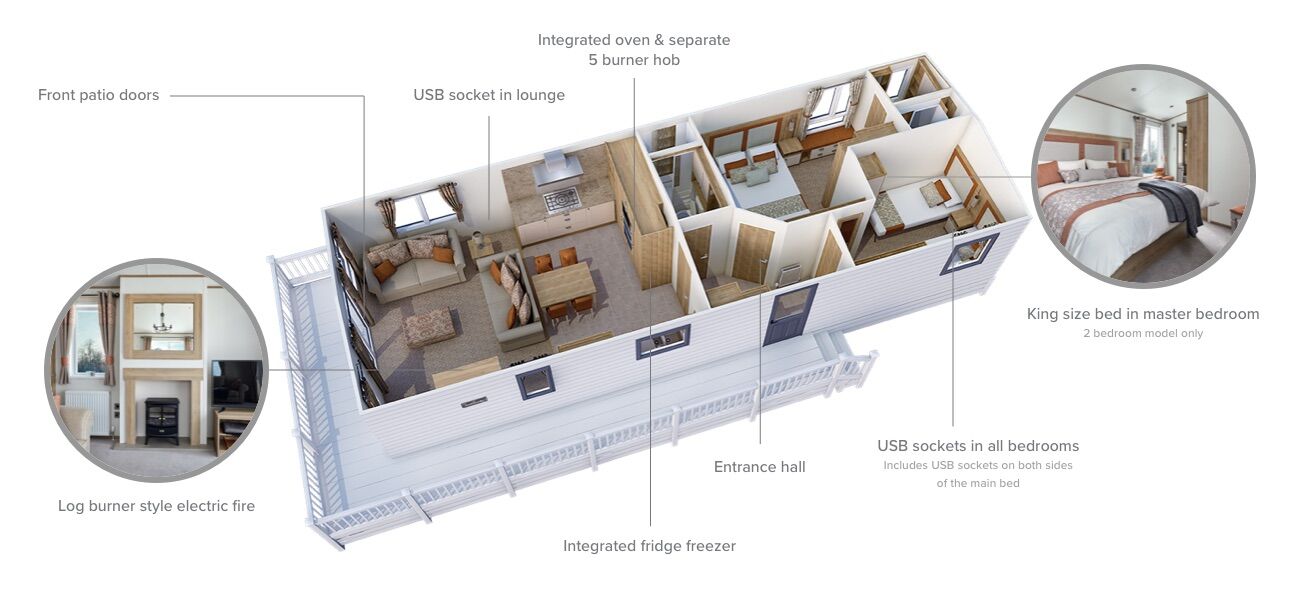 Floorplan of 2 bedroom Detached Property for sale, Glen Road, Baildon, West Yorkshire, BD17
