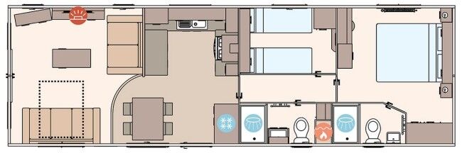 Floorplan of 2 bedroom Detached Property for sale, Glen Road, Baildon, West Yorkshire, BD17