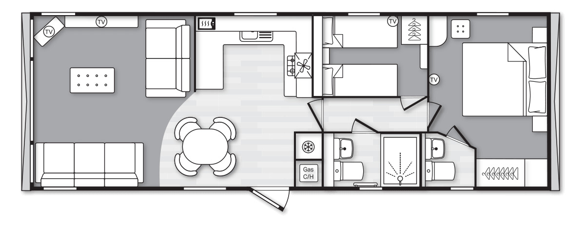 Floorplan of 2 bedroom Detached Property for sale, Glen Road, Baildon, West Yorkshire, BD17