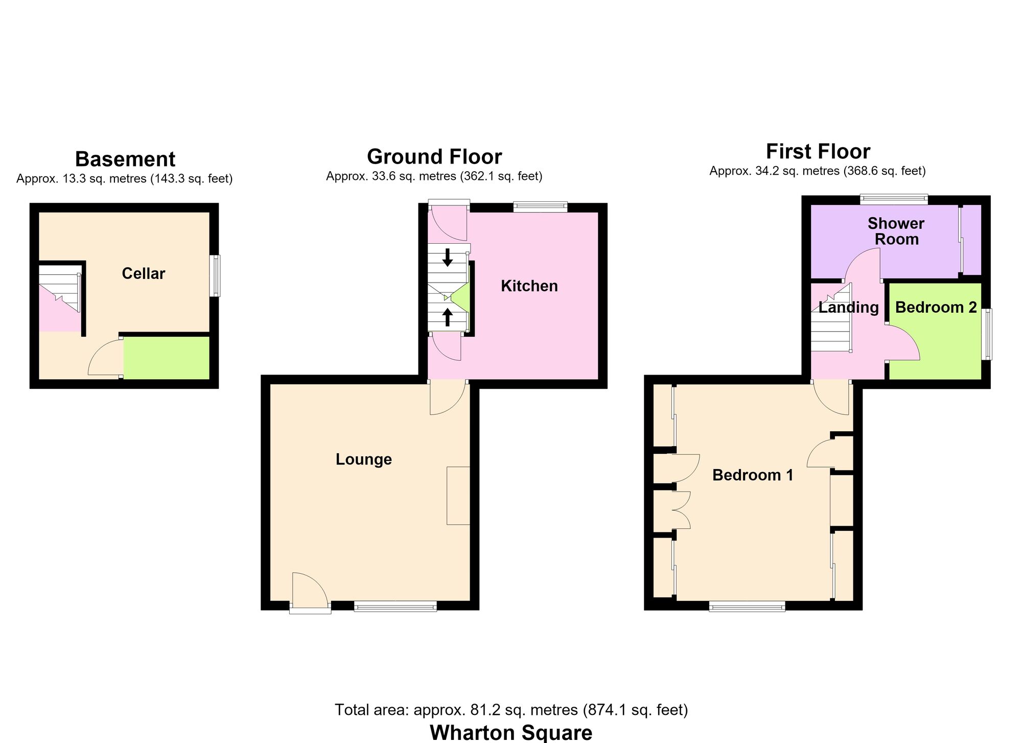 Floorplan of 2 bedroom Mid Terrace House for sale, East Parade, Baildon, West Yorkshire, BD17