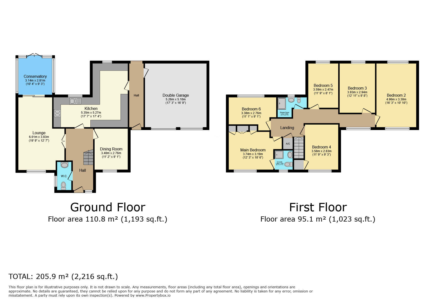 Floorplan of 6 bedroom Detached House for sale, New Inn Close, Broughton Astley, Leicestershire, LE9
