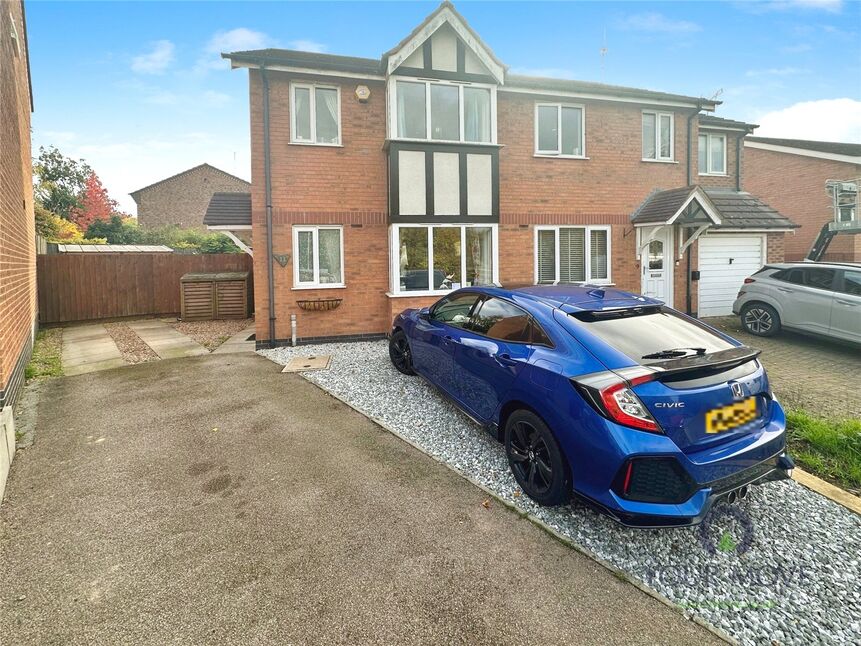 Main image of 3 bedroom Semi Detached House for sale, Machin Drive, Broughton Astley, Leicestershire, LE9