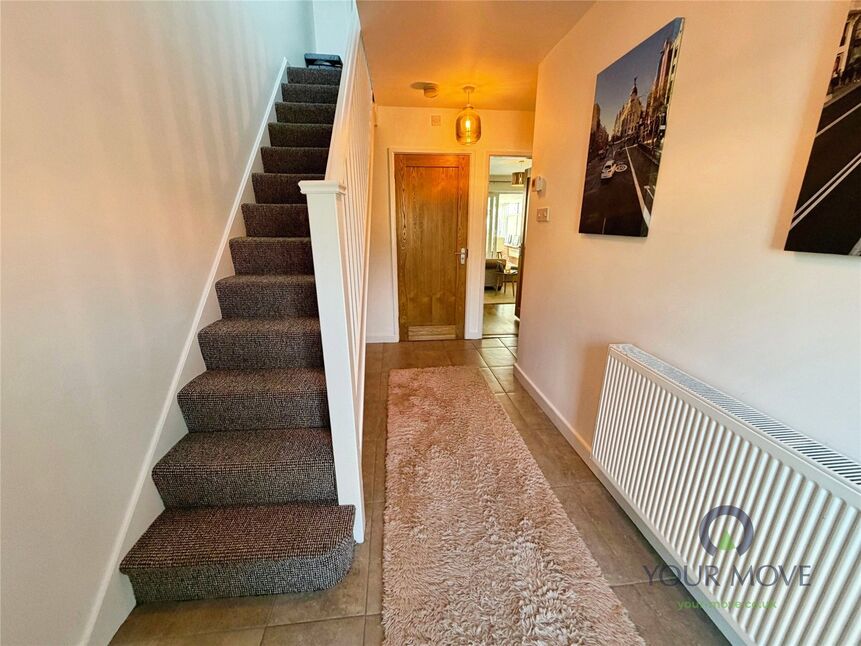 Stairway to first floor