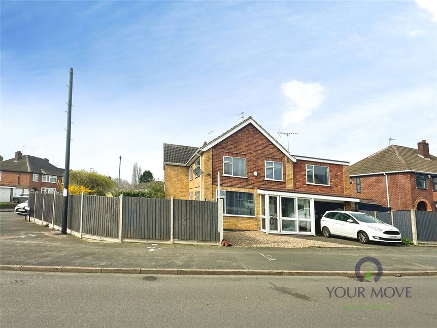 Main image of 5 bedroom Link Detached House for sale, Carlton Drive, Wigston, Leicestershire, LE18