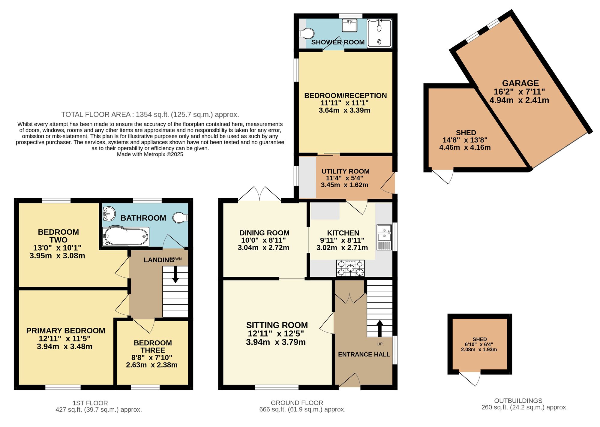 Floorplan of 4 bedroom Semi Detached House for sale, Sir John Leman Road, Beccles, Suffolk, NR34