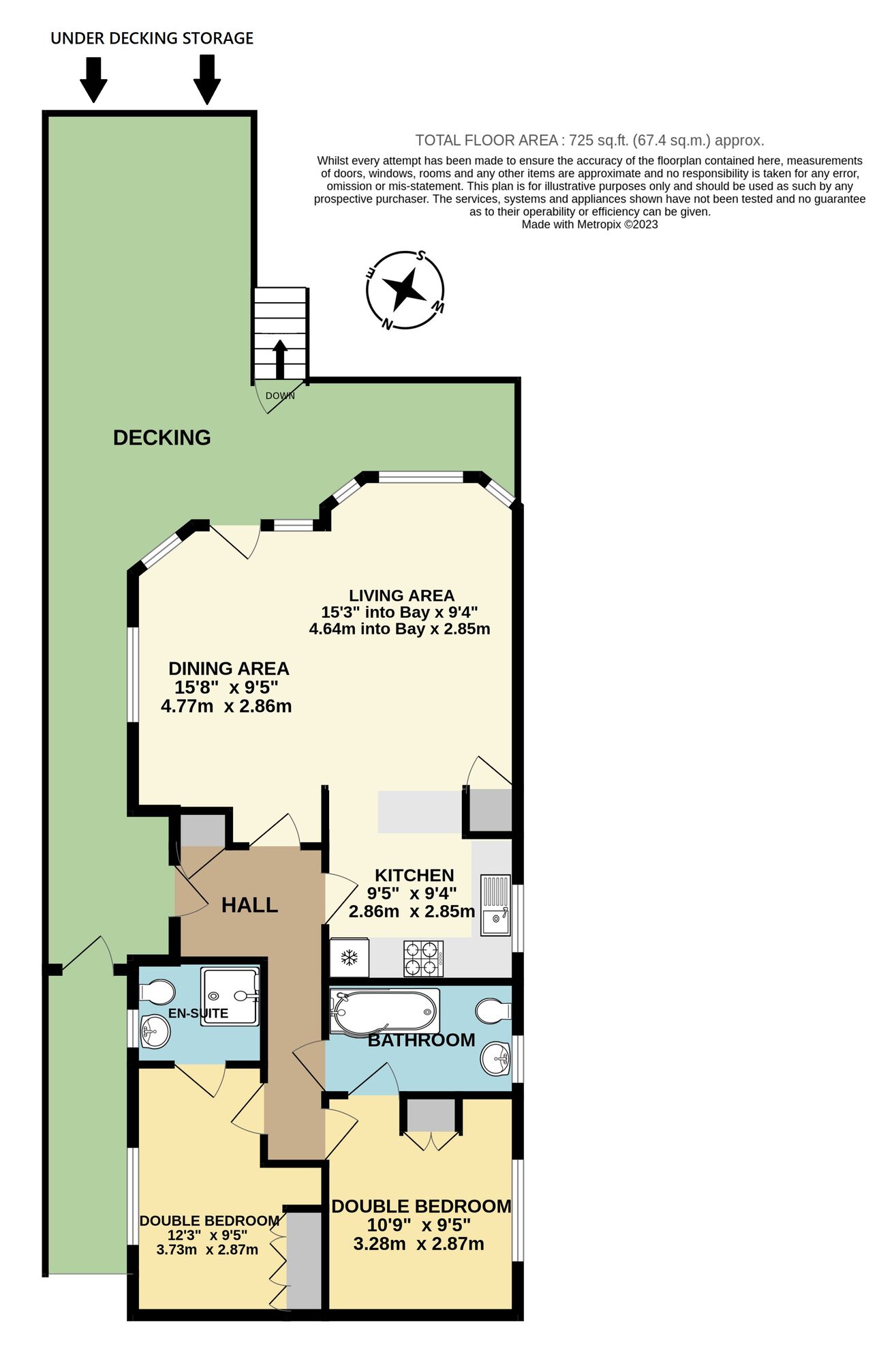 Floorplan of 2 bedroom Detached Property for sale, Staithe Road, Burgh St. Peter, Norfolk, NR34