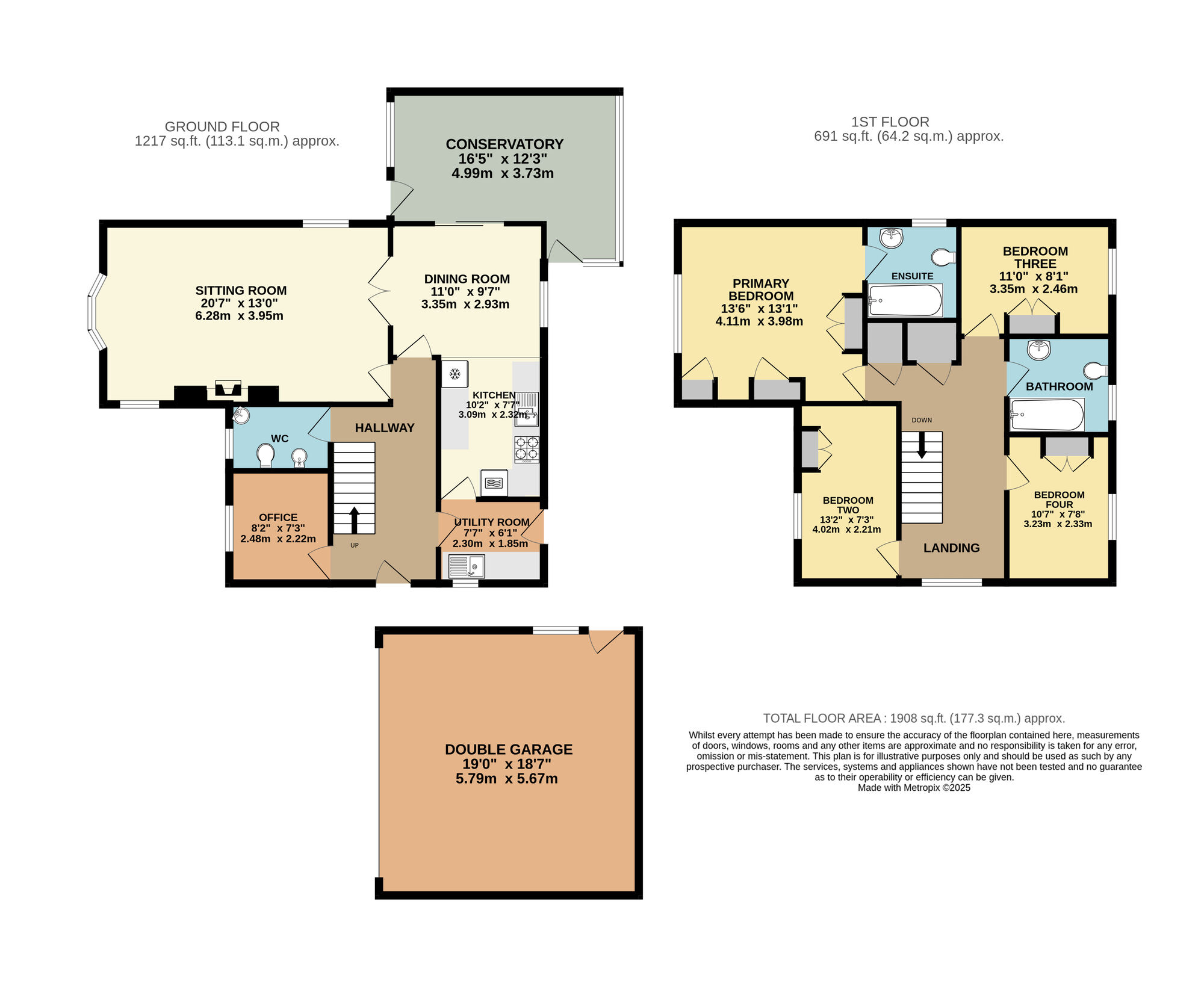 Floorplan of 4 bedroom Detached House for sale, Laurels End, Beccles, Suffolk, NR34