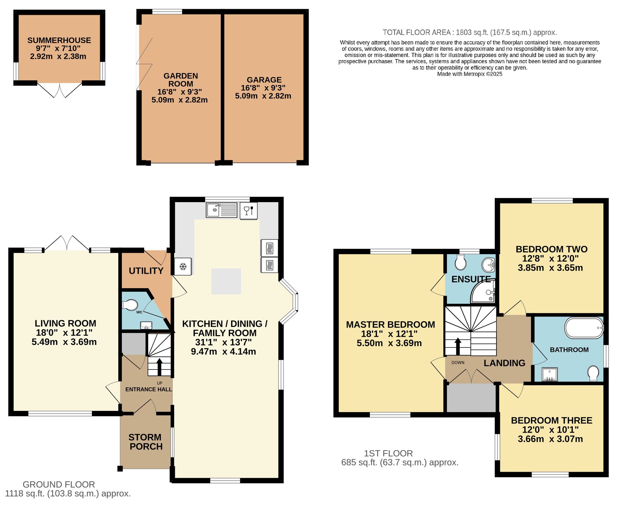 Floorplan of 3 bedroom Detached House for sale, Halesworth Road, Redisham, Suffolk, NR34