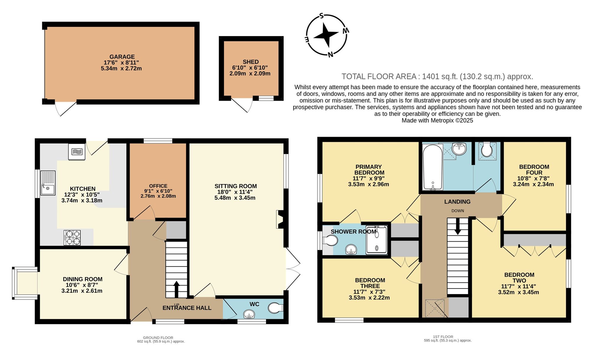 Floorplan of 4 bedroom Detached House for sale, Mill Road, Beccles, Suffolk, NR34