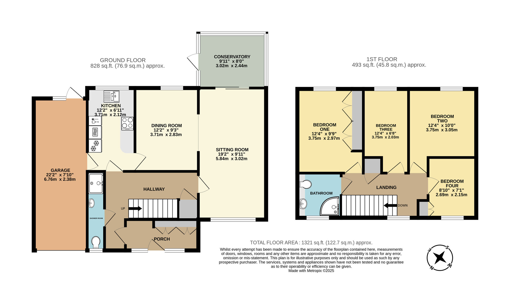 Floorplan of 4 bedroom Detached House for sale, Meadow Gardens, Beccles, Suffolk, NR34