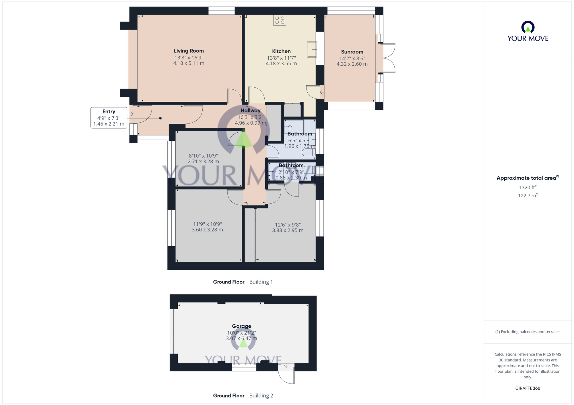 Floorplan of 3 bedroom Detached Bungalow for sale, Beeching Drive, Lowestoft, Suffolk, NR32