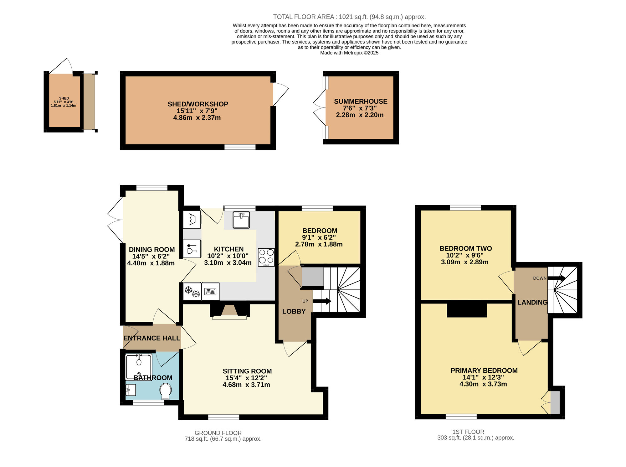 Floorplan of 3 bedroom Semi Detached House for sale, The Street, North Cove, Suffolk, NR34