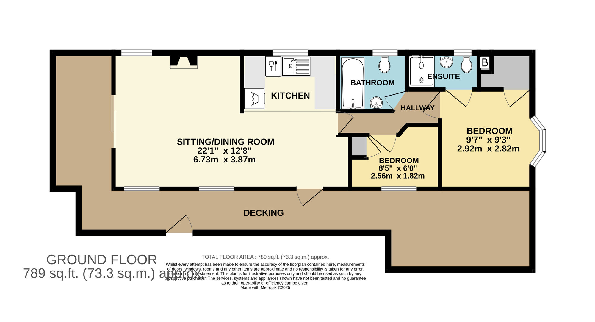 Floorplan of 2 bedroom Detached Property for sale, London Road, Willingham St. Mary, Suffolk, NR34