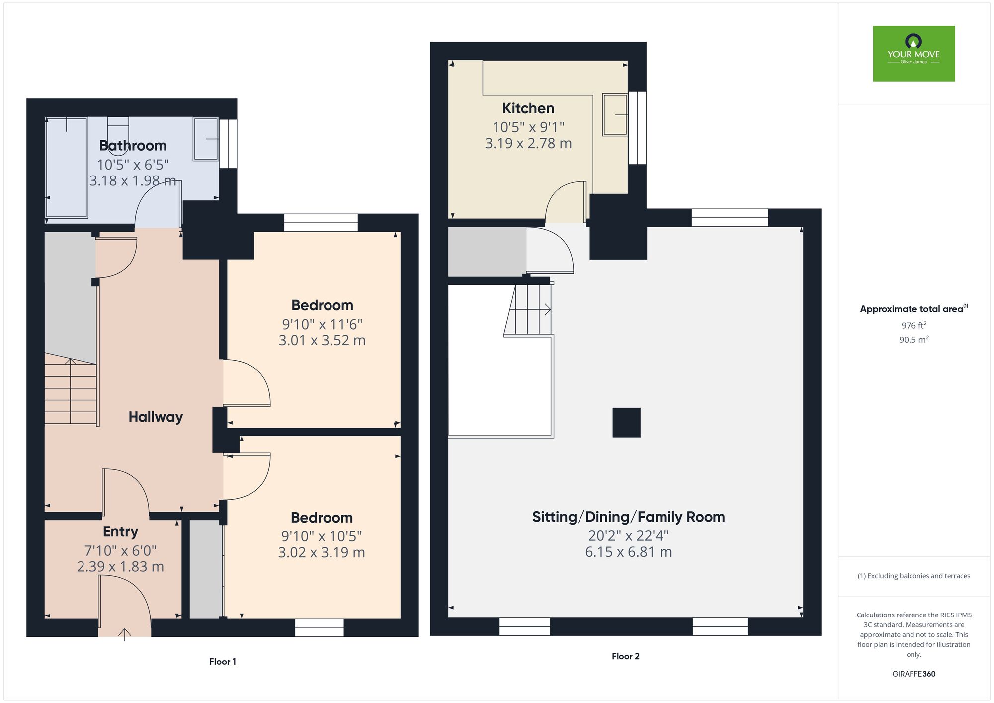 Floorplan of 2 bedroom Flat for sale, The Maltings, Staithe Road, Suffolk, NR35