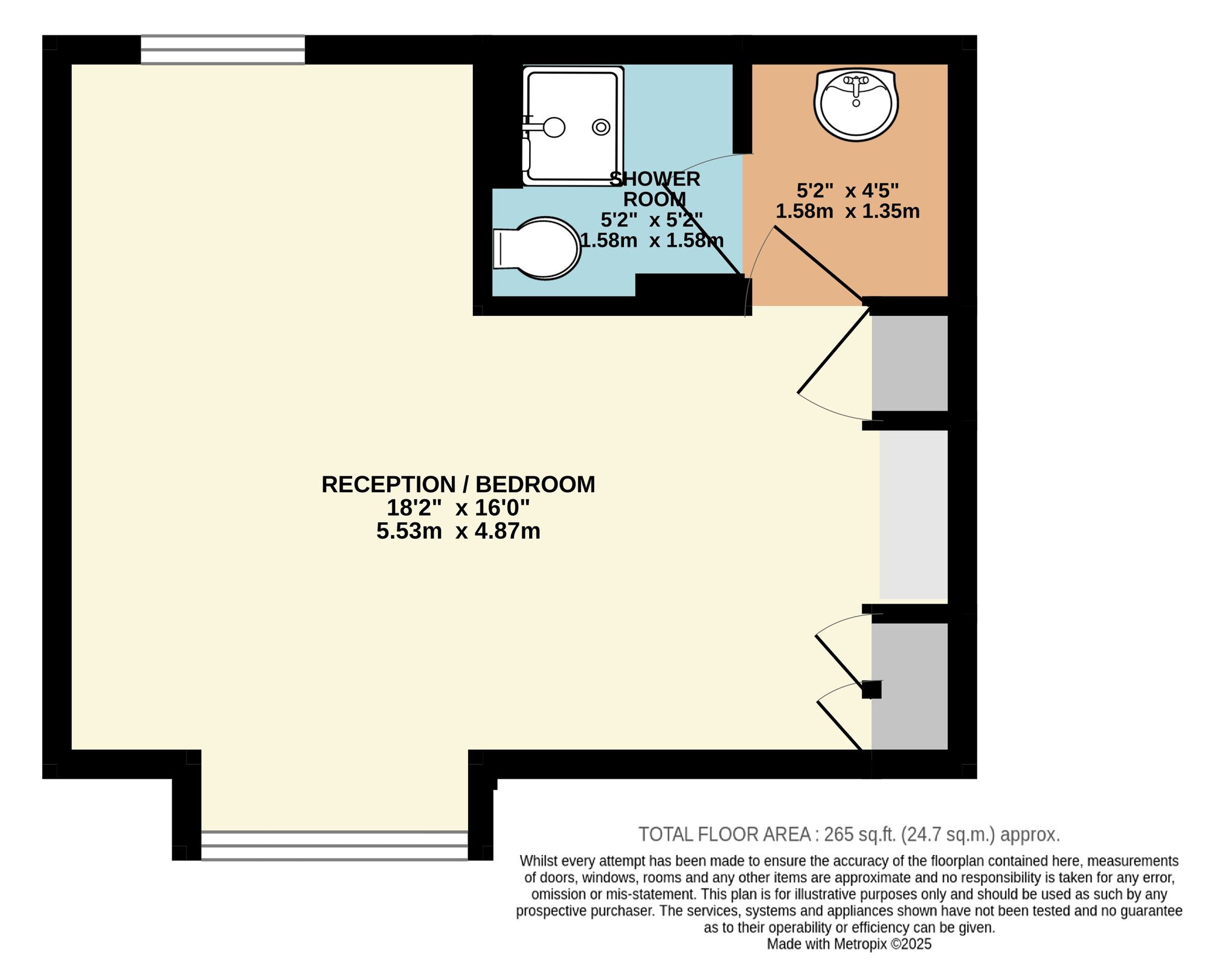 Floorplan of 1 bedroom  Flat for sale, Petit Couronne Way, Beccles, Suffolk, NR34